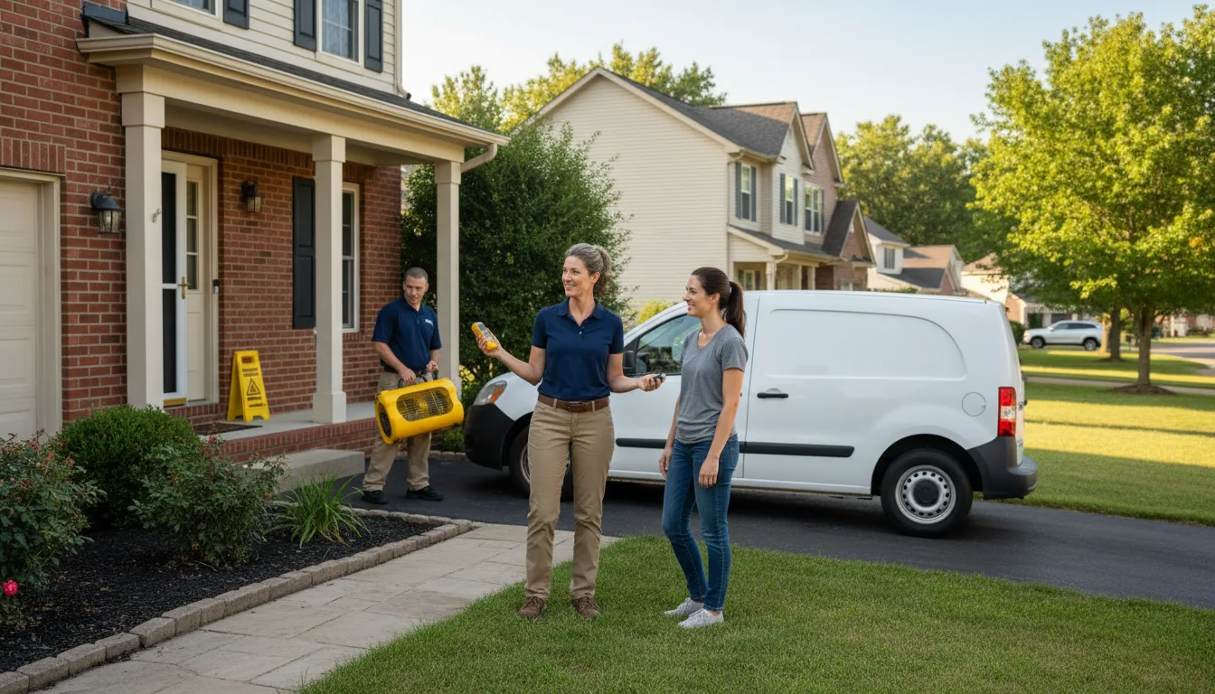 Residential water damage restoration in Northwood, NH
